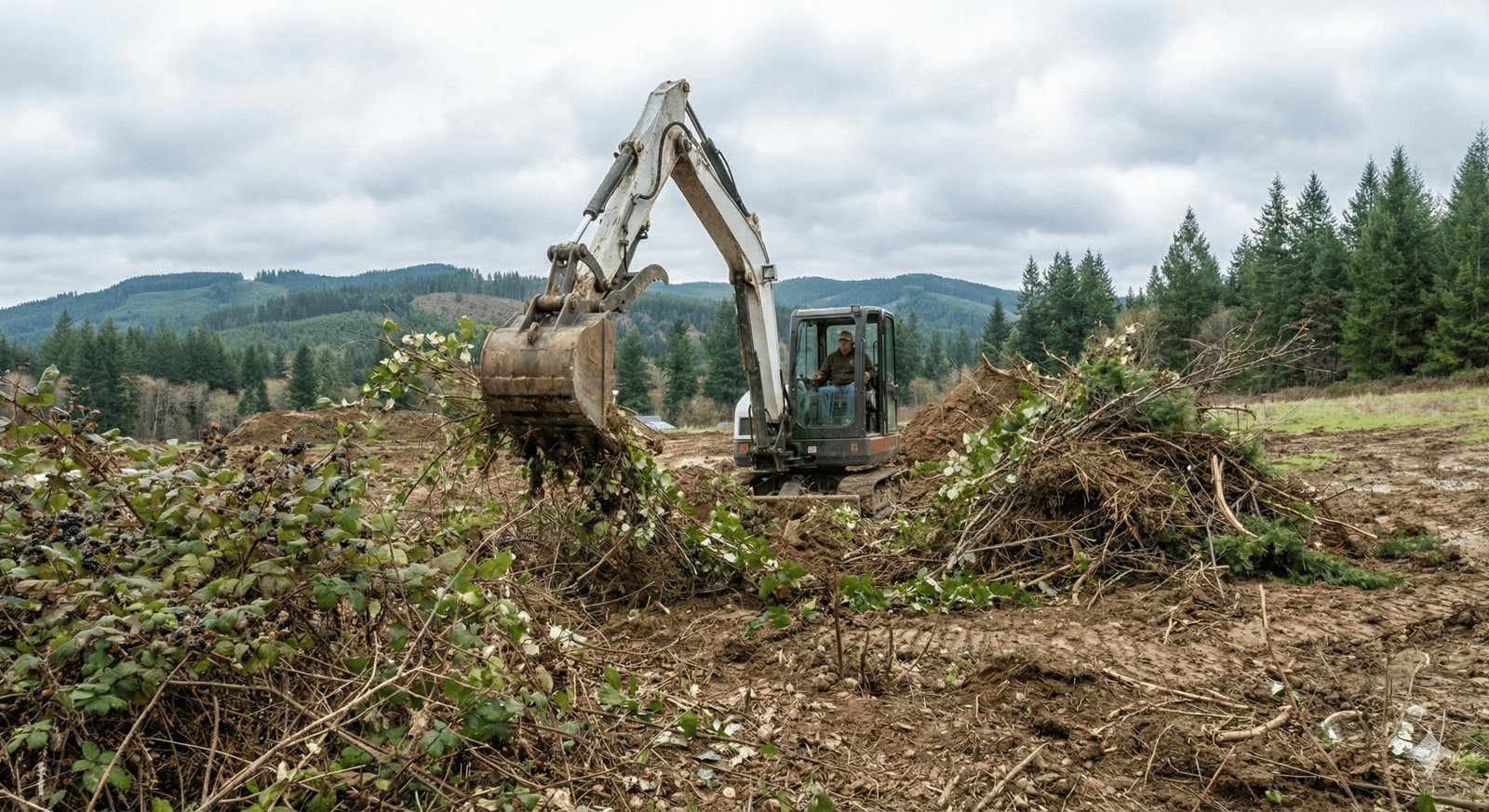 Land clearing - Bloomstrom Construction